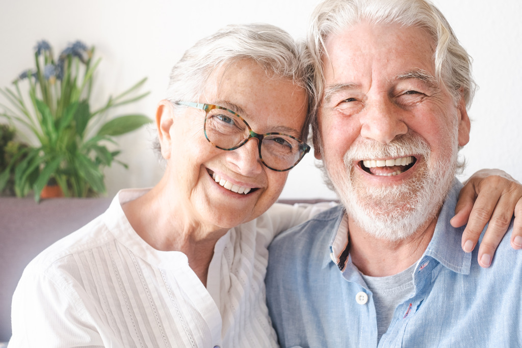 Happy Senior Couple Knowing the Importance of Physical Health in an Assisted Living Facility.
